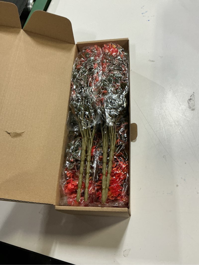 Condition photo showing New/Like New for 20 Bundles Artificial Fall Flowers for Outdoors,UV Resistant Fake Flower No Fade Outdoor Faux Plastic Plants Perfect for Your Outdoor Garden Home Patio Decor(Gold Yellow) Gold Yellow 20 Bundles