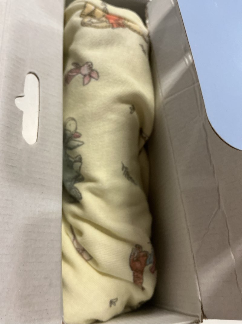 Condition photo showing Good Condition for halo disney baby 100% cotton sleepsack swaddle, 3-way adjustable wearable blanket, tog 1.5, winnie frolic, newborn, 0-3 months winnie frolic newborn (pack of 1)