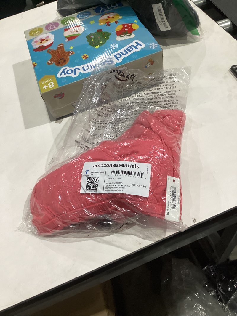 Condition photo showing New/Like New for Amazon Essentials Women's Surplice Dress (Available in Plus Size) Rayon Blend Hot Pink X-Large