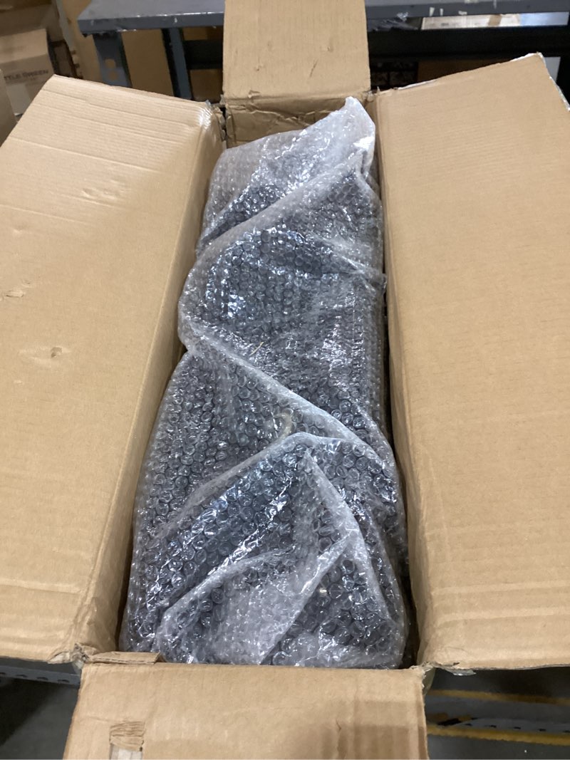 Condition photo showing As Is for football kicking cage net football throwing net 7 x 3.2 x 4 ft powder coated steel extra deep pocket with carrying bag for punting kicking practice training equipment, easy to assemble