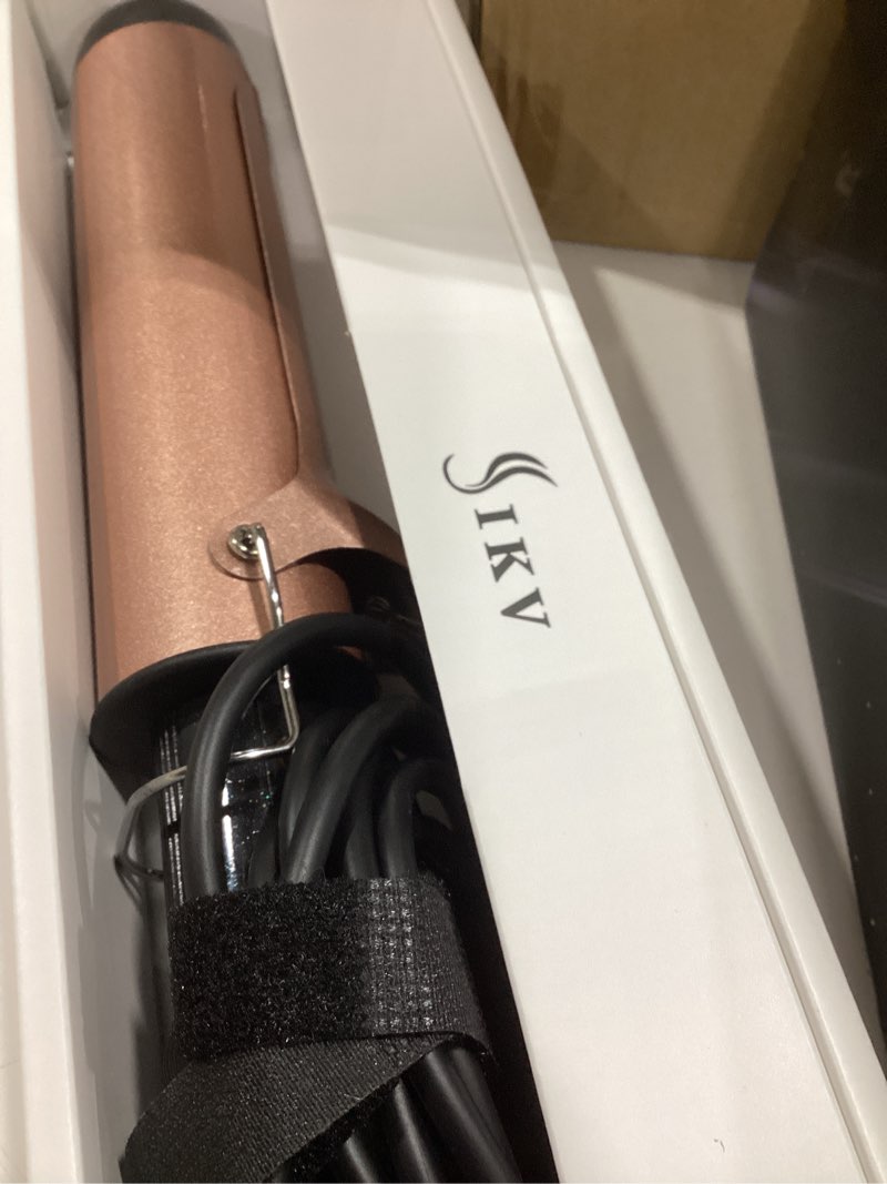 Condition photo showing Good Condition for 2 inch curling iron extra long barrel for long hair, large barrel curling wand ceramic tourmaline with lcd display,10 temps, dual voltage 2 inches