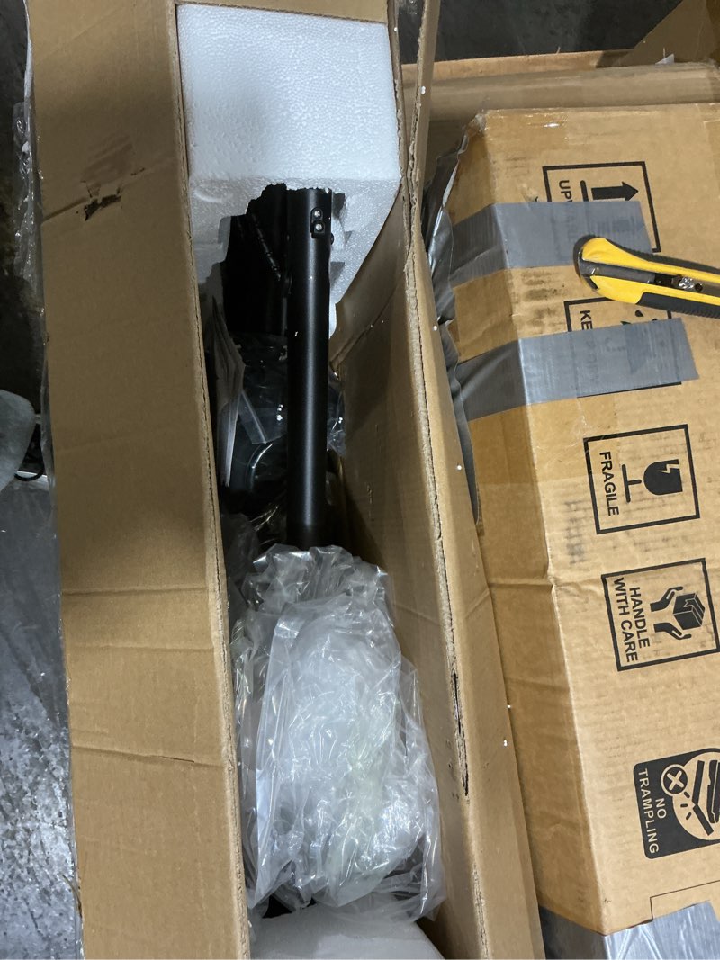 Condition photo showing As Is for electric scooters - electric scooter for adults, 500w motor, 18/21 max mph, 21 miles range, app control, cruise control, lightweight foldable e-scooter