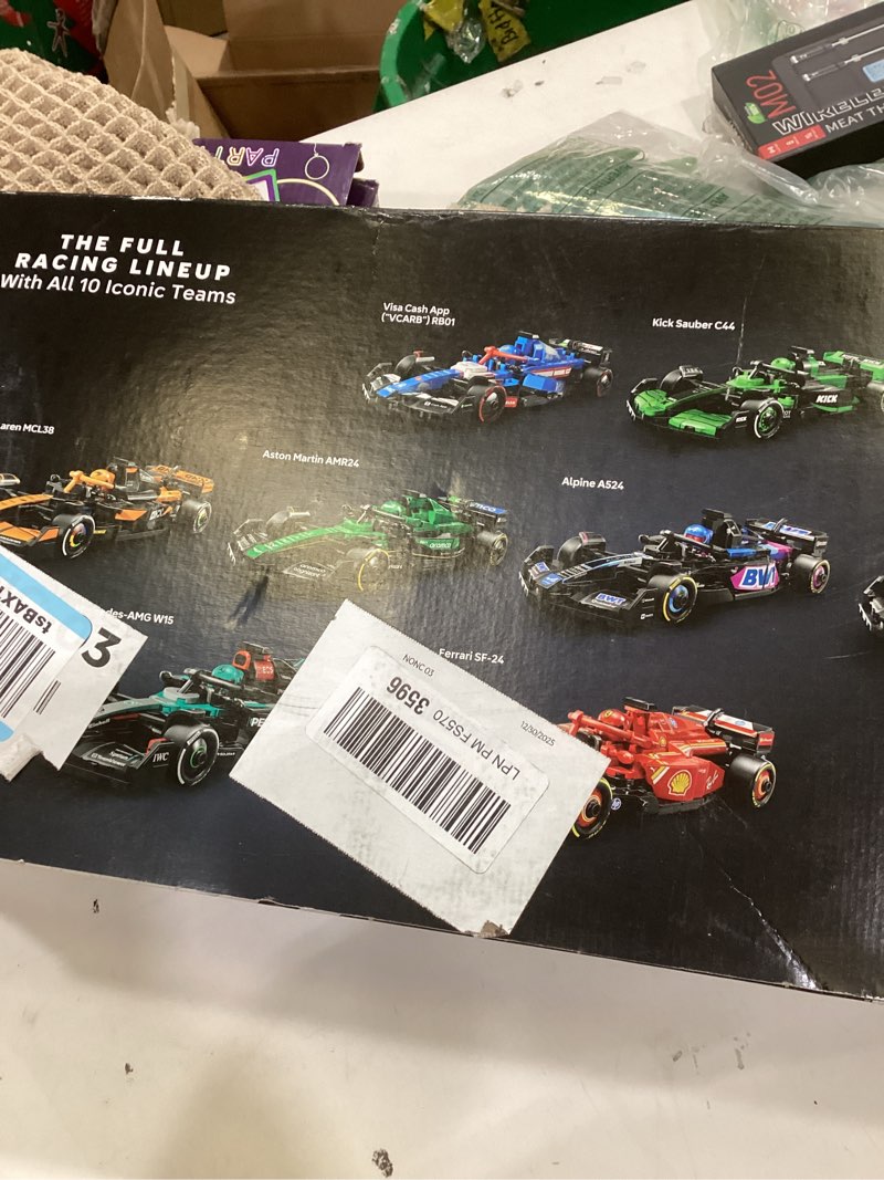 Condition photo showing New/Like New for LEGO Speed Champions Ultimate Formula 1 Collector's Pack - Contains 10 Sets in 1 - Includes Exclusive Poster - Collectible F1 Model Car Kit - Gift for Race Car Fans - 66802