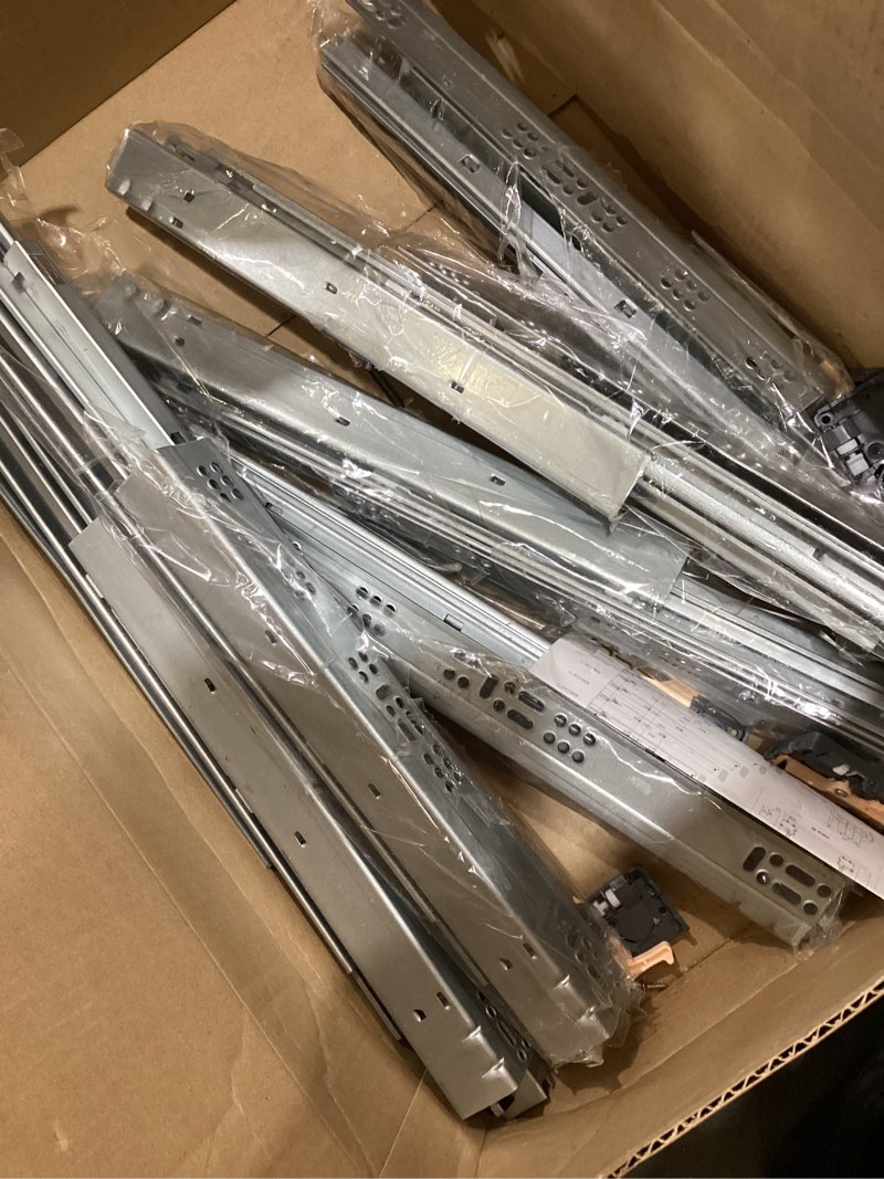 slideway 200 lbs heavy duty drawer slides 1 pair 8 10 12 14 16 18 20 22 30 32 40 inch full extension ball bearing sliding rails cabinet runners tracks tool box glides-10