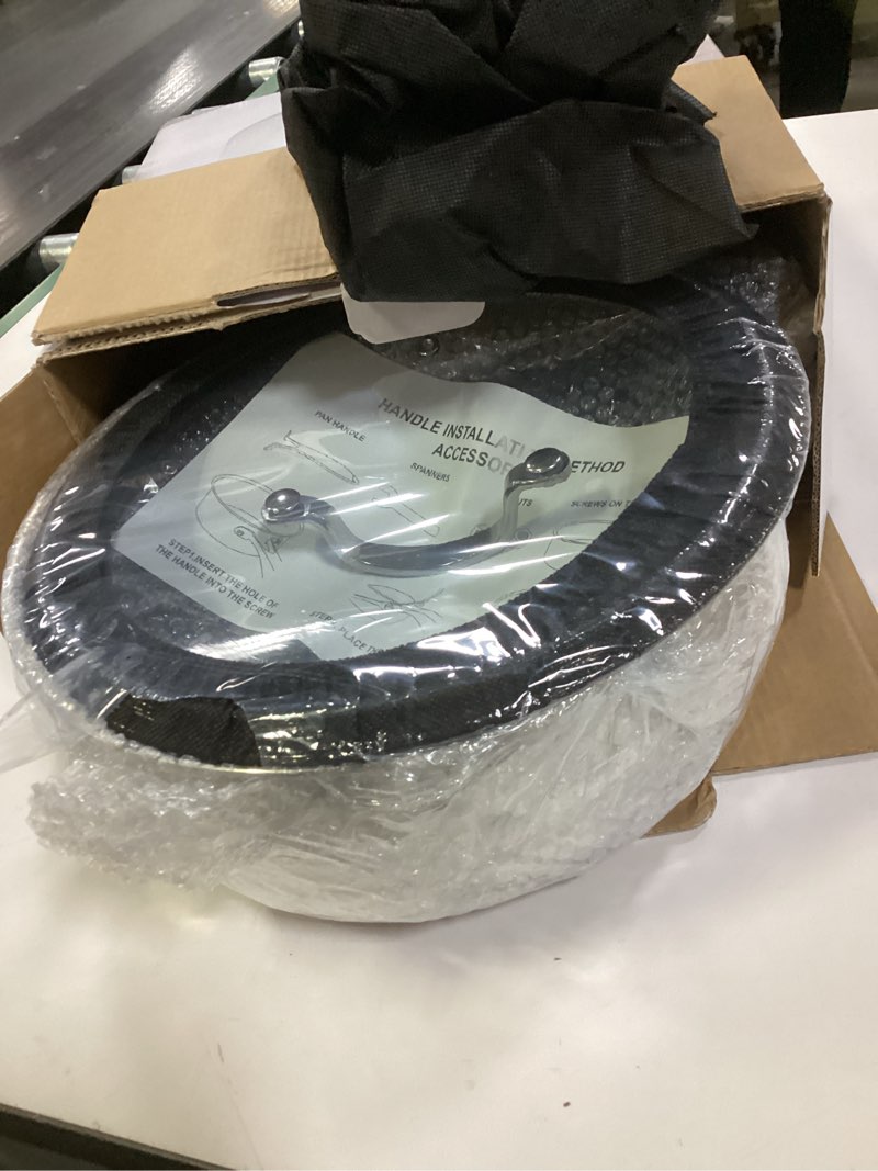 Condition photo showing New/Like New for 5 Qt Sauté Pan with Lid, 10-inch 5 Ply Stainless Steel Sauce Pan with Lid, Non Stick Frying Pans, Cooking Pot Deep Frying Pan Non-Toxic, For Induction, Oven, Dishwasher Safe