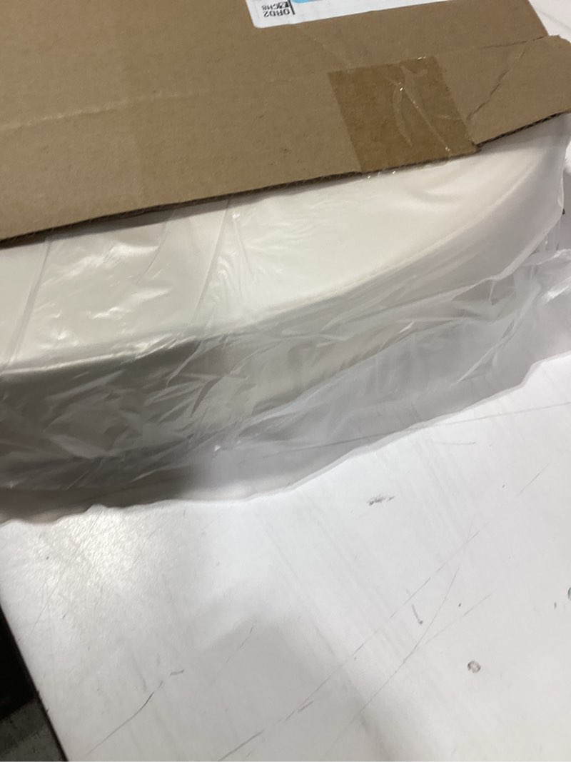 Condition photo showing Good Condition for padded toilet seat cushion with 2-inch high-density foam & waterproof pu fabric, u-shape padded toilet cushion - secure hook & loop tape, fits standard/elongated toilets (beige)