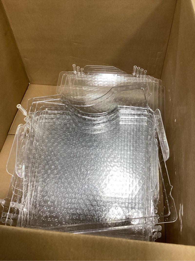 Condition photo showing As Is for We R Memory Keepers, 12x12 Inch 4-Pack Stackable Trays, for Storing Paper, Letters, Scrapbooking Tools, and More, Organization System, Easy Assembly and Storage