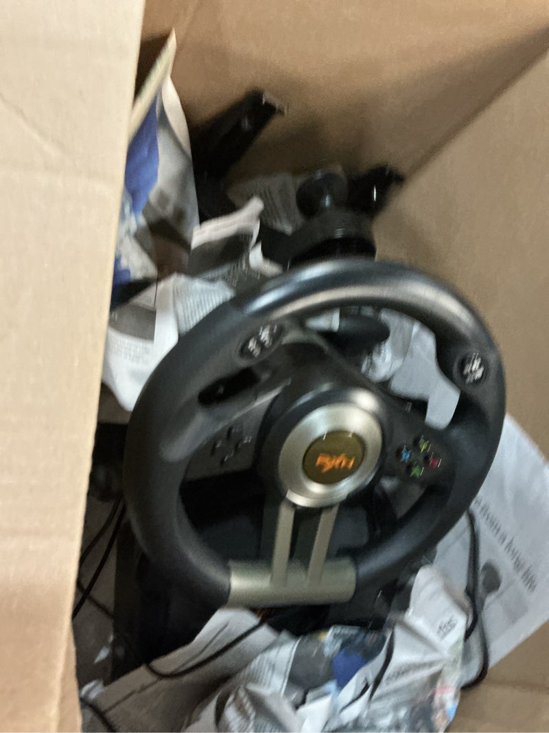 Condition photo showing Good Condition for PXN PC Racing Wheel, V3II 180 Degree Universal Usb Car Sim Race Steering Wheel with Pedals for PS3, PS4, Xbox One, Xbox Series X/S, Switch (Black)
