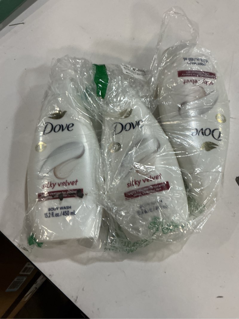 Condition photo showing New/Like New for Dove Body Wash - Velvet Glow for Unisex - 15.2 oz Body Wash (Pack of 3)