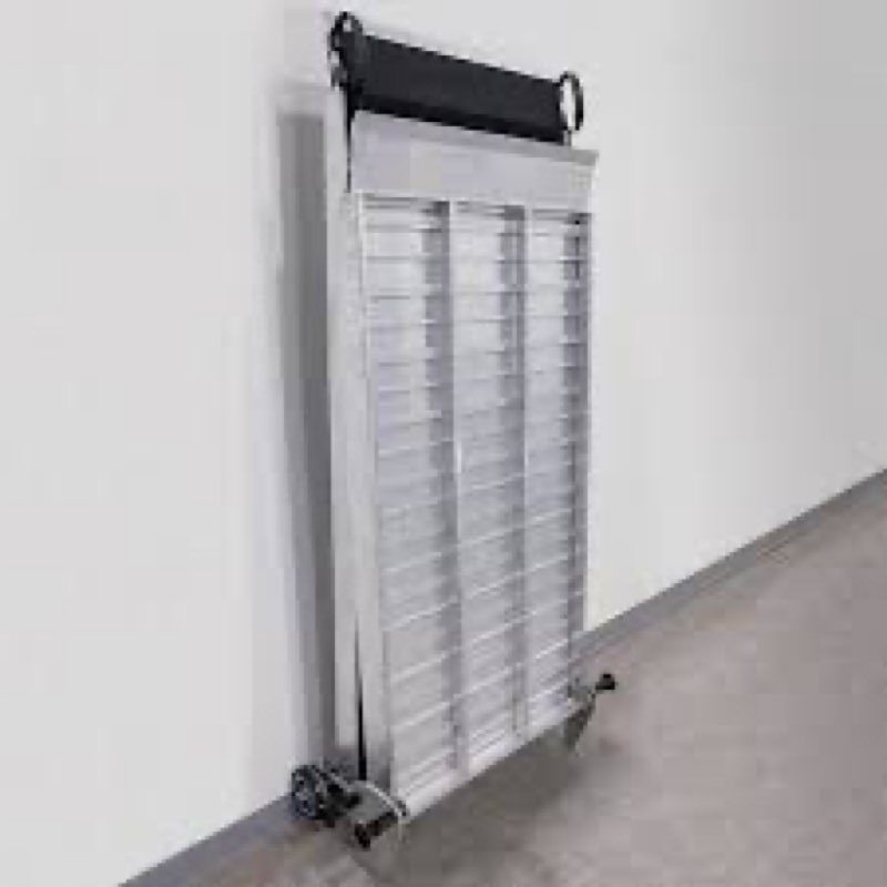  (Similar)Portable 3 Ft. Folding Aluminum Mobility Ramp with Wheels, High-Traction Grit Coat Surface-800 lb. Weight Capacity