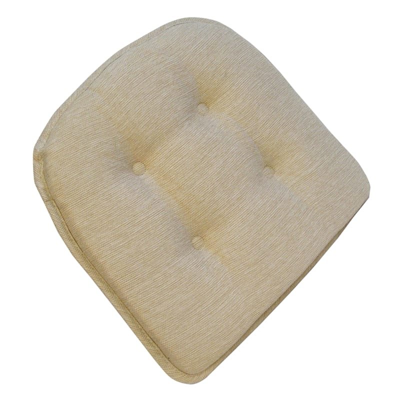 4 pcs Embrace Tan Non-Skid Gripper Dining Chair Cushion Embrace Tan Non-Skid Gripper Dining Chair Cushion