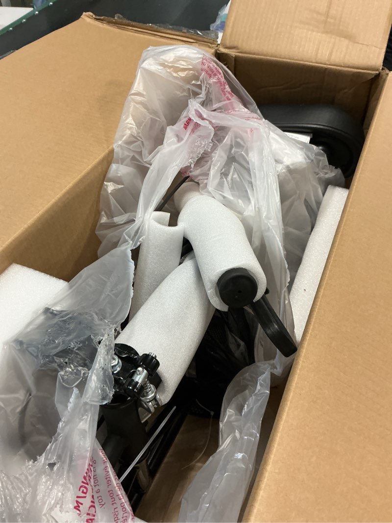 Condition photo showing Good Condition for Medline Manual Seated Mobility Scooter Knee Walker, 8” Wheels, 300 lbs. Capacity, Black- for Leg & Foot Injuries, Crutch Alternative, 1 Ct.