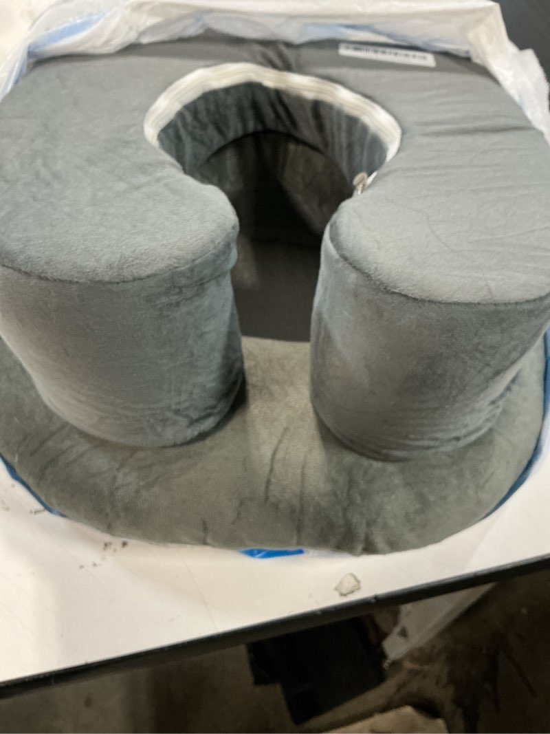 Condition photo showing Good Condition for Face Down Pillow After Eye Recovery, Massage Pillow Face Down, Suitable for Naps and Spinal Massage, Ffits The Body Curves Relieves The Discomfort of Prone Sleeping Grey