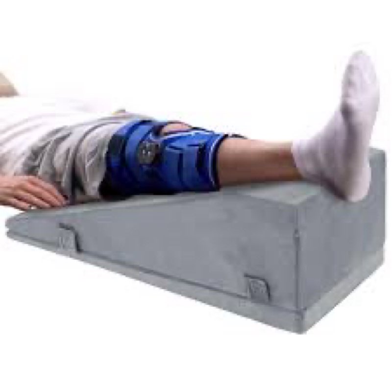 royalay knee replacement pillow, leg pillow for knee surgery recovery with different height, leg sur