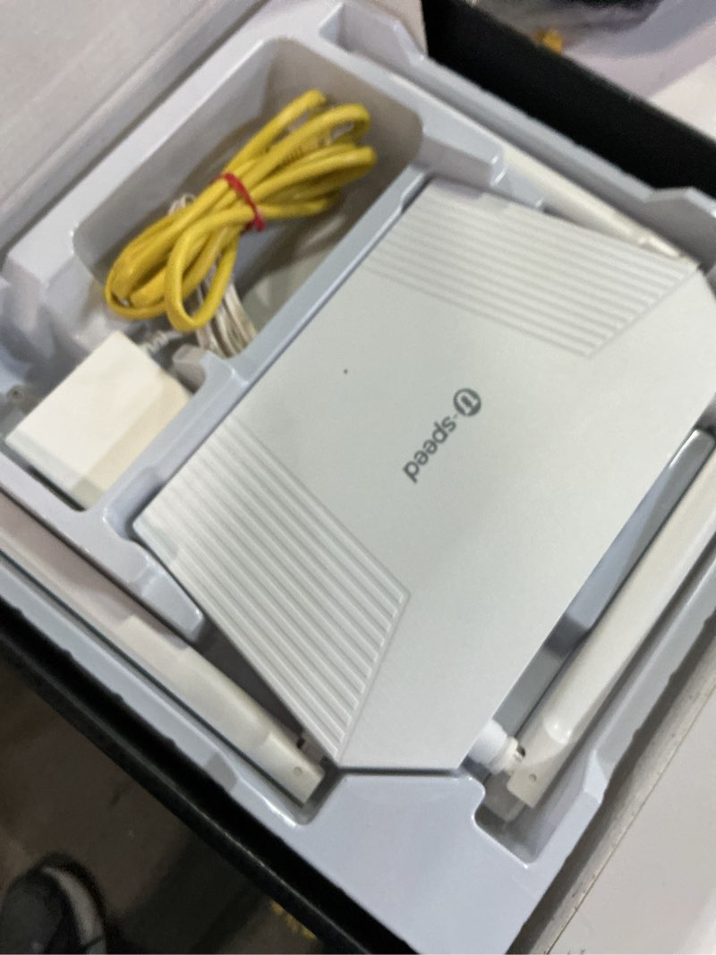 Condition photo showing Good Condition for u-speed ax1500 wifi 6 router dual band wireless internet router, wireless speed up to 1.5 gbps, full gigabit ports, beamforming, ofdma, mu-mimo, parental controls, wpa3, easymesh