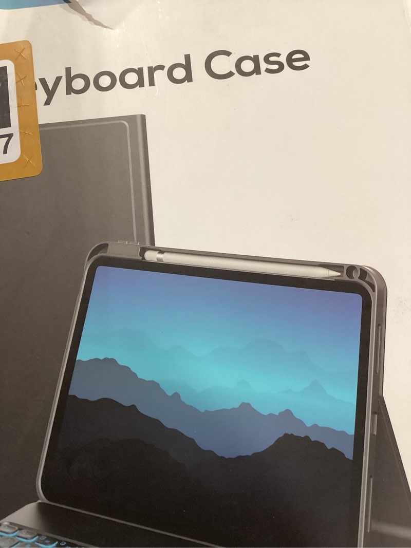 Condition photo showing Good Condition for typecase folio keyboard case for ipad 10th gen 10.9 inch (2022) and ipad 11th (a16, 2025), magnetic wireless detachable keyboard, 7-color backlight, thin & light, pencil holder – gray ????????? gray