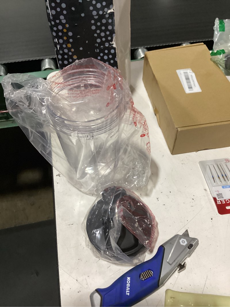 Condition photo showing New/Like New for blender replacement parts for ninja, 24oz ninja blender cups with to-go lids, 7 fins extractor blade, compatible with nutri ninja auto iq blenders bl2012 bn801 bl480-30 bl640-30 bl642-30 nn100-30