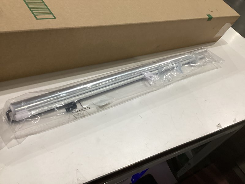 Condition photo showing As Is for yoebor no drill blackout blind shade with 3 suction cups, silver 95% shade temporary portable roller window curtain for home office car, w26.8 x l49.2 26.8"w x 49.2"h sliver 95% shade