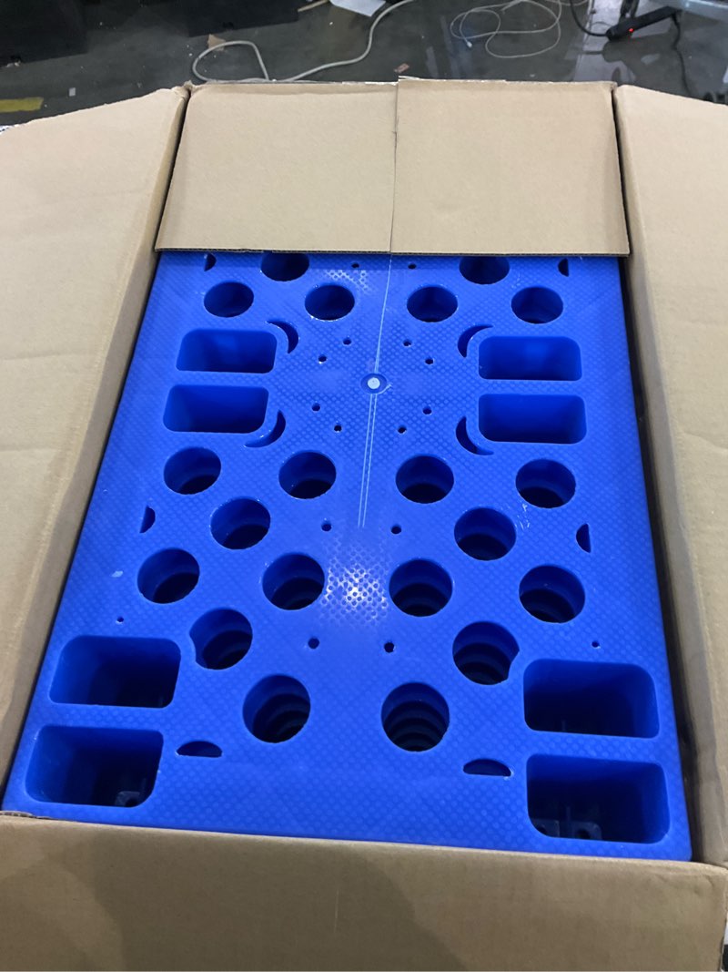 6pcs Plastic Pallets,Lightweight Moisture-Proof Floor Pallet,L 19.6" x W 11.8"x H 3.9",Applicable to