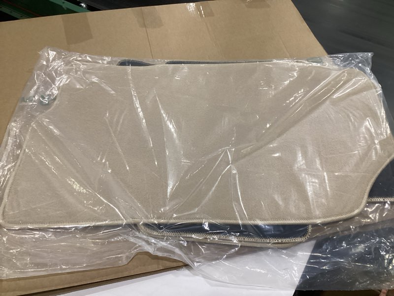 Condition photo showing Good Condition for floor mat compatible with 2008-2012 honda accord sedan 4door only, front & rear beige 4pc nylon car floor carpets liner by ikon motorsports