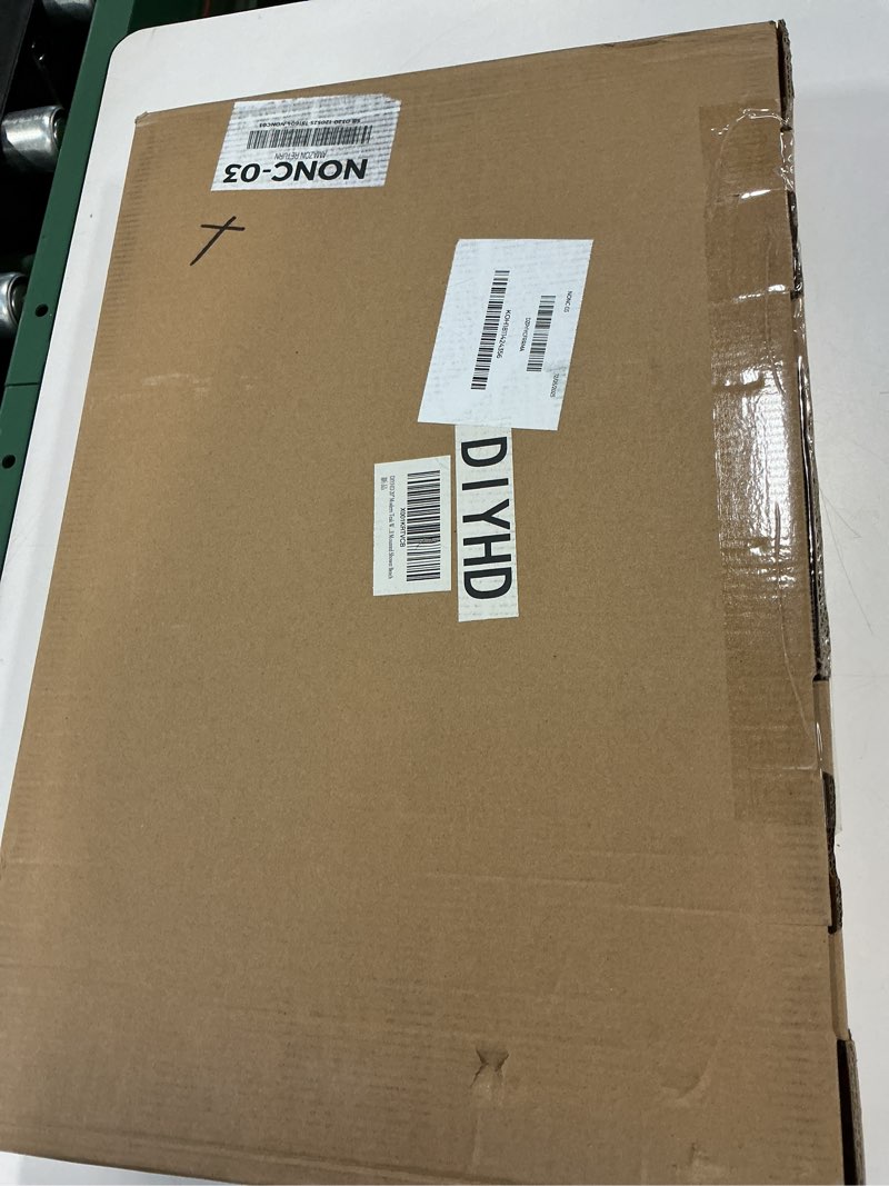 Condition photo showing New/Like New for DIYHD 20" Modern Teak Wood Folding Shower Seat Bench Brushed Wall Mounted Shower Bench