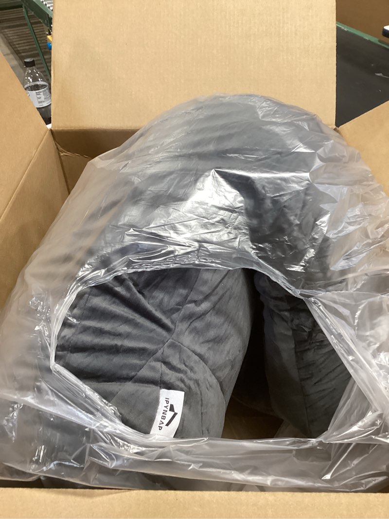 Condition photo showing New/Like New for Reading Pillow with Arms for Adult, Back Pillow for Bed Sitting Up, Shredded Memory Foam Backrest Pillow with Pockets & Removable Washable Cover, Lounging, Watching TV, Reading(20" Beige) Beige Large(20inch)