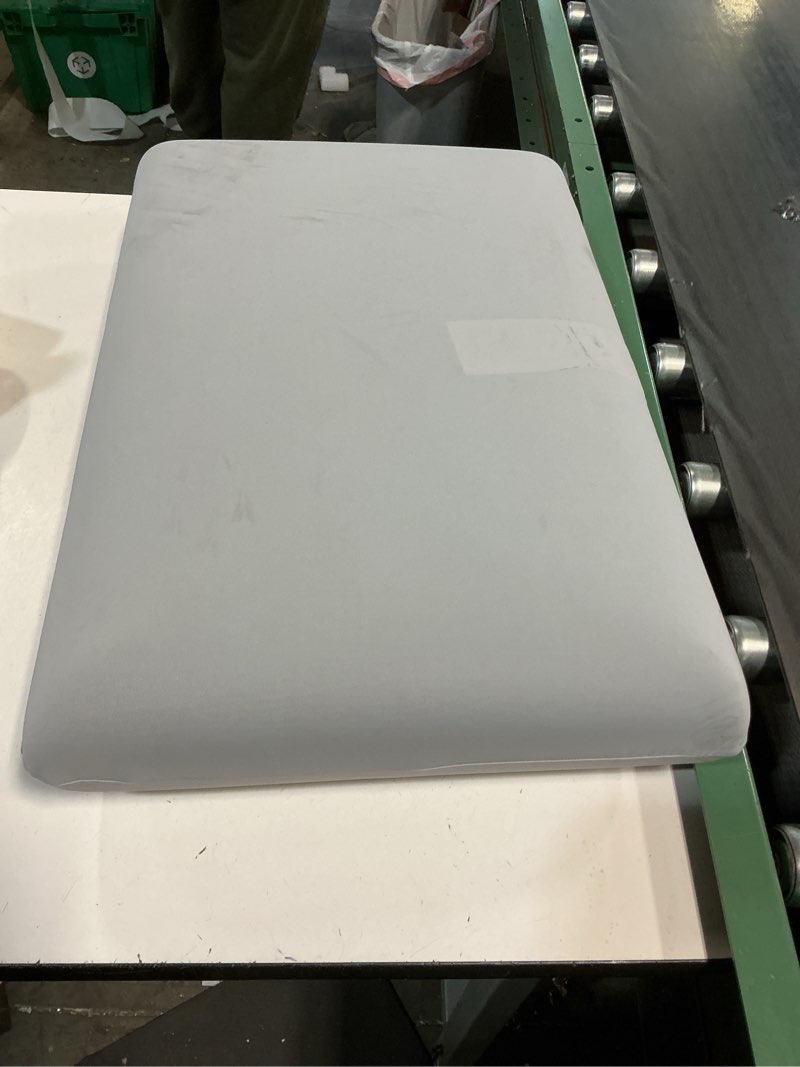 Condition photo showing As Is for SAPHREAS Cooling Gel Memory Foam Pillow for Side, Back and Stomach Sleepers, Standard Size Cool Bed Pillow for Sleeping, Removable & Machine Washable, Light Grey