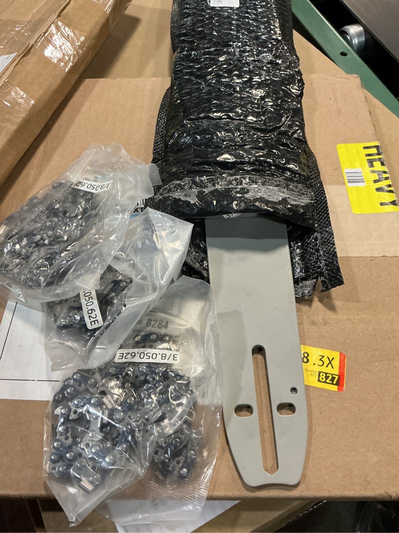 Condition photo showing New/Like New for 18 inch Chainsaw Chain & Bar Combo, 3/8" LP Pitch, 050" Gauge, 62 Drive Links Fits Poulan, Oregon, Craftsman, Echo, Homelite, Kobalt, Greenworks and More (4 Chains+ 1 Bar)