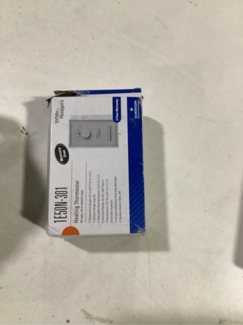 Condition photo showing Good Condition for white-rodgers low v mechanical thermostat, 50 to 90 degree f, 1e50n-301