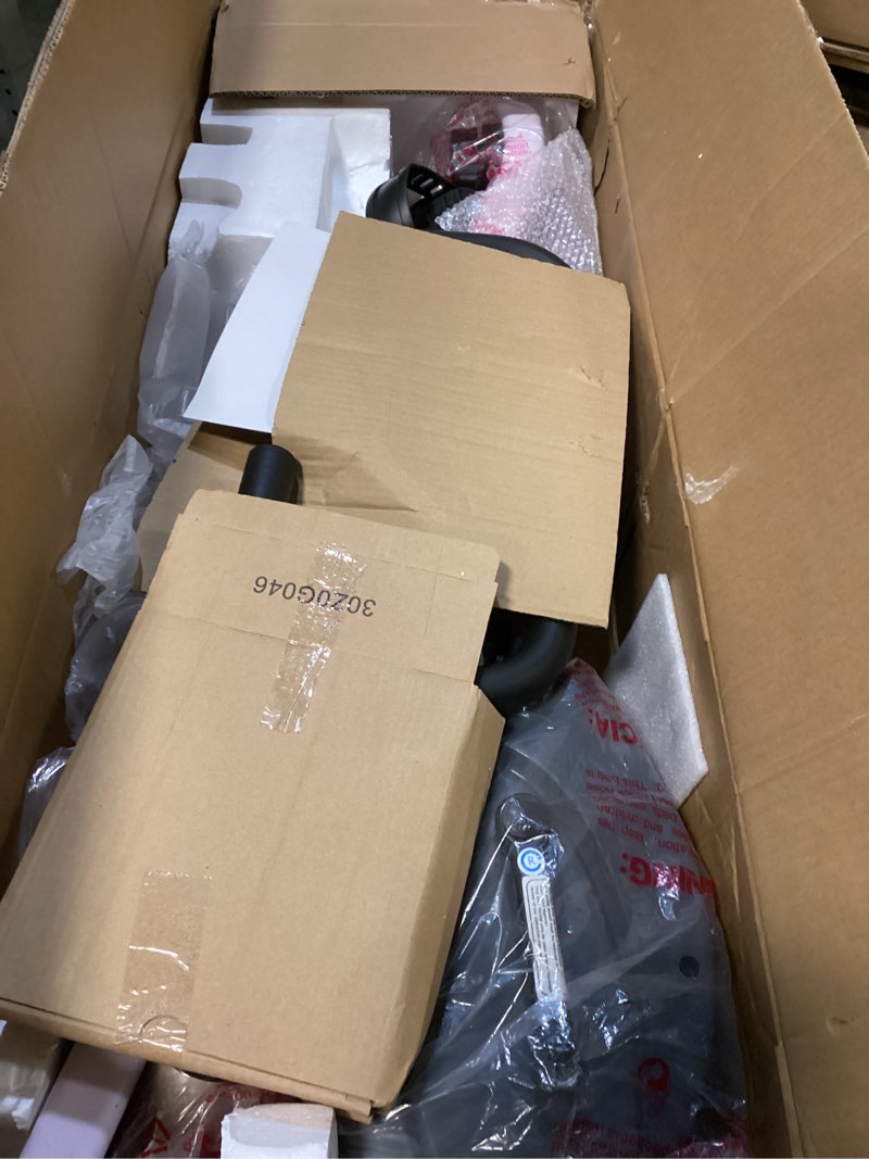 Condition photo showing As Is for Marcy Foldable Upright Exercise Bike with Adjustable Resistance for Cardio Workout & Strength Training - Multiple Styles Available Upright White