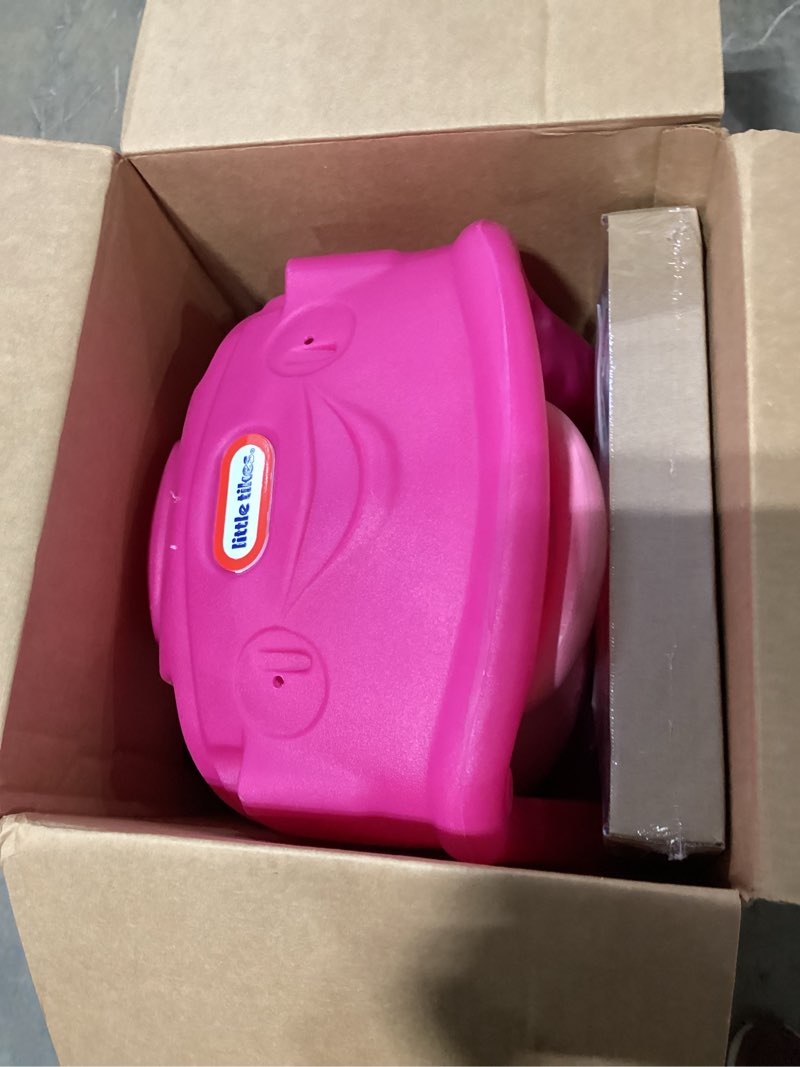 Condition photo showing New/Like New for little tikes princess cozy coupe ride-on toy - toddler car push and buggy includes working doors, steering wheel, horn, gas cap, ignition switch - for boys and girls active play , magenta