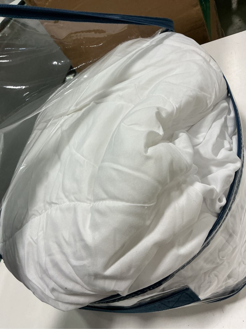 Condition photo showing As Is for Mattress Topper Full,Extra Thick Mattress Pad Cover for Back Pain,Cooling Mattress Protector with 8-21 Inch Deep Pocket,Overfilled Down Alternative Filling White Full