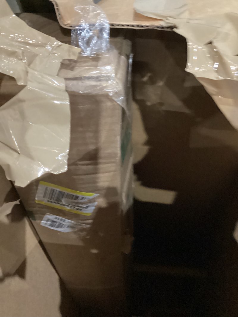 Condition photo showing As Is for 10x20ft Backdrop Stand Heavy Duty Pipe and Drape Backdrop Stand for Parties, Adjustable Pipe Kit Curtain Frame Stand for Photography Background Support,Wedding Arch Metal Frame (Gold)