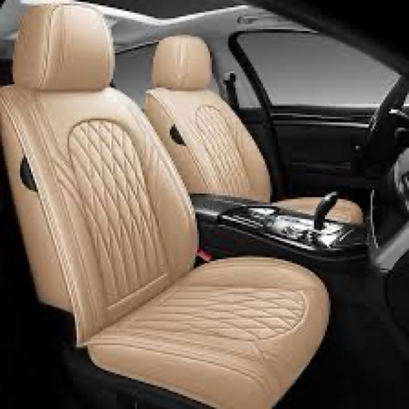 welldo car seat covers front seats, leather seat covers for cars, front car seat protector waterproo