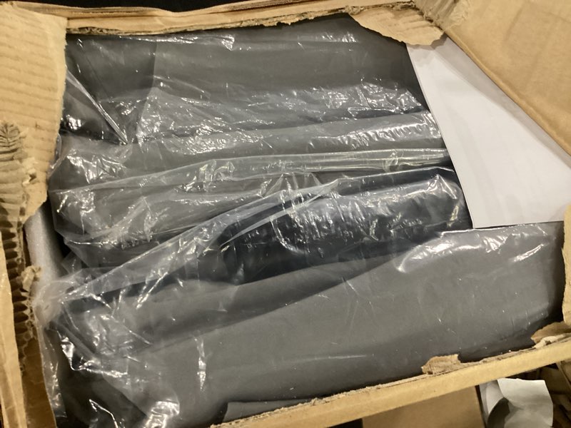 Condition photo showing New/Like New for (may be missing accessories)superjare 15ft outdoor umbrella for patio, double sided pool umbrellas with fade resistant canopy, large table umbrella for deck, market, backyard - gray(no base) gray 15ft