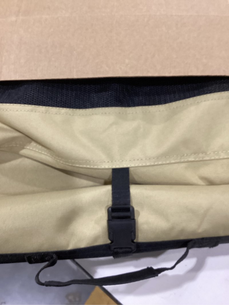 Condition photo showing Good Condition for Amazon Basics 2 Door Foldable and Portable Travel Pet Kennel for Cat, Dog, Rabbit, 26 inch, Tan, S 26" x 18" x 18" Tan S 26" x 18" x 18"
