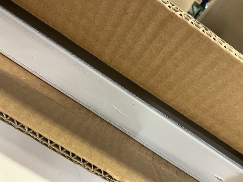Condition photo showing Good Condition for stainless steel microwave shelf, 24"x24" 220 lb metal appliance wall mount shelf for commercial restaurant, kitchen, garage and utility room 24''x24''
