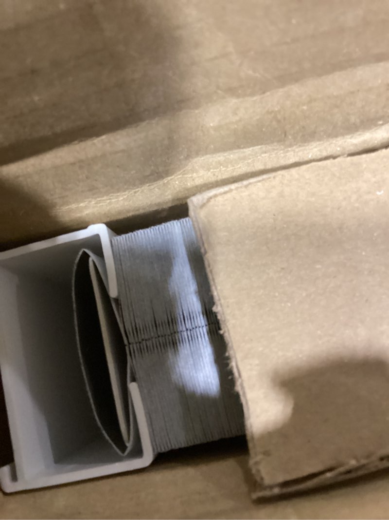 Condition photo showing New/Like New for blindsavenue cellular honeycomb cordless shade, 9/16" single cell, blackout, cotton white, size: 33.5" w x 72" h cotton white 33.5"w x 72"h