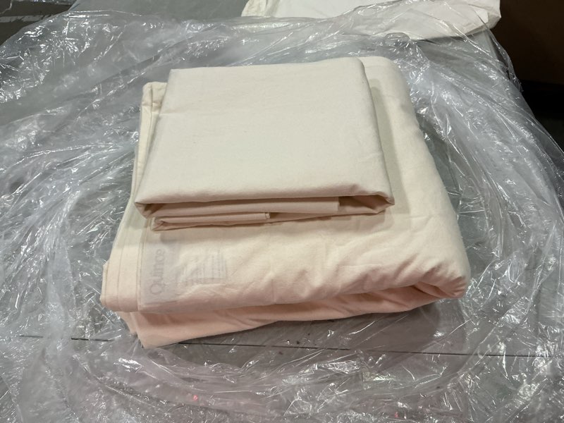 Condition photo showing Good Condition for quince 100% organic cotton duvet cover set full/queen