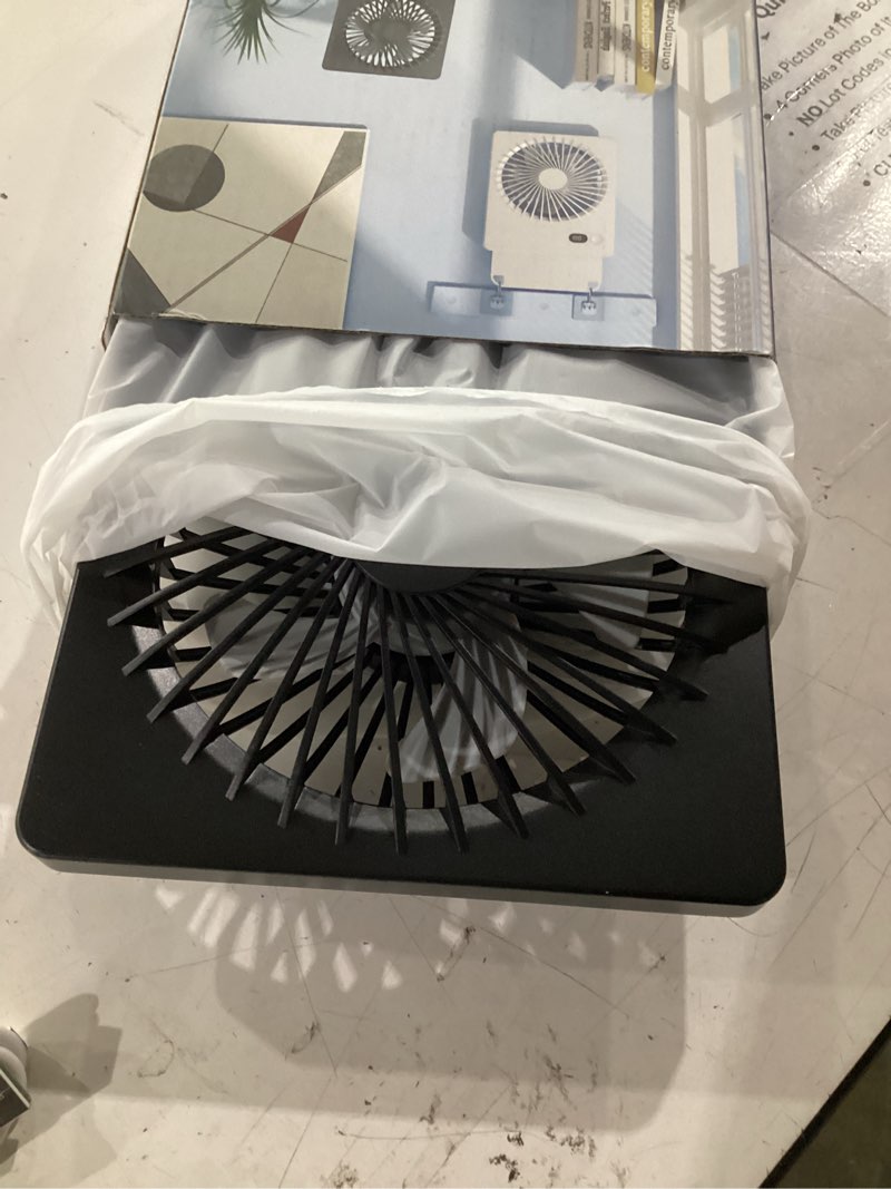 Condition photo showing Good Condition for zuvas desk fan battery operated fan rechargeable 180°tilt folding personal fan ultra quiet small portable 3 speed adjustable strong wind fan for office bedroom home desktop camping (black)