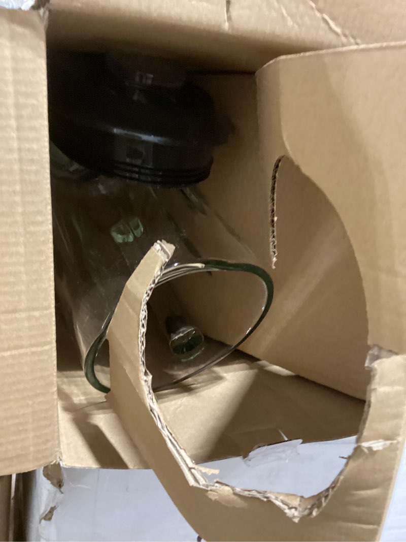 Condition photo showing As Is for BLACK+DECKER Countertop Blender with 6-Cup Glass Jar, 10-Speed Settings, Black, BL2010BG