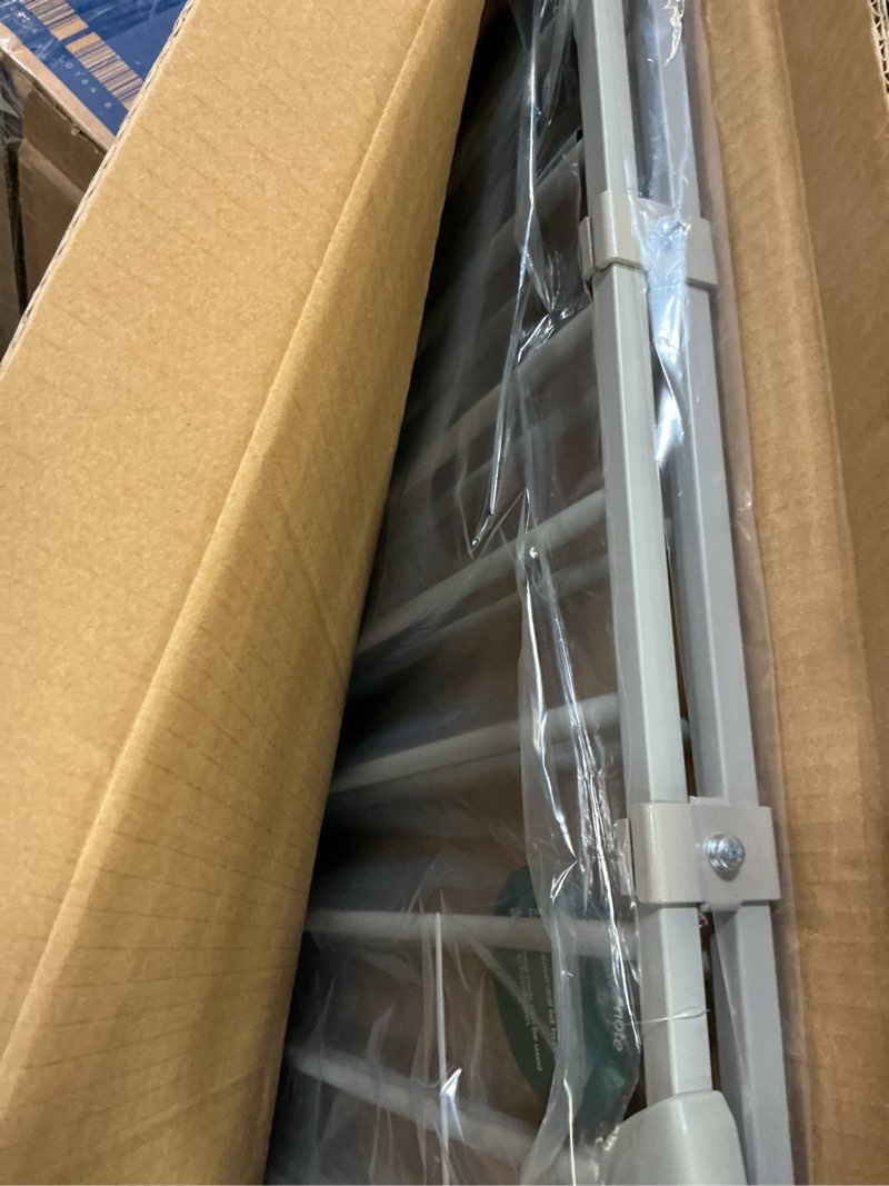 Condition photo showing Good Condition for babelio baby gate for stairs & doorways, 26-43" w 34" h extra tall| no bottom bar| easy installation| one-handed operation| auto-close| hardware mount (drill needed) safety dog/pet gate indoor (grey) grey - b17 34" h, 26-43" w-standard