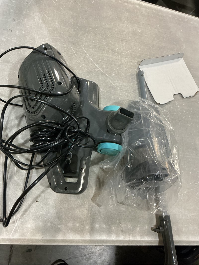 Condition photo showing As Is for ionvac zipvac, 3-in-1 corded upright/handheld floor and carpet vacuum cleaner