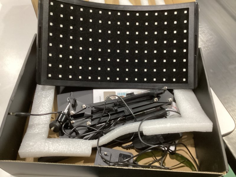 Condition photo showing As Is for Red Light Therapy for Face and Body, Red Infrared Light Therapy Lamp with Stand Led 660nm Red Light-Therapy& 850nm Infrared Light Device for Body