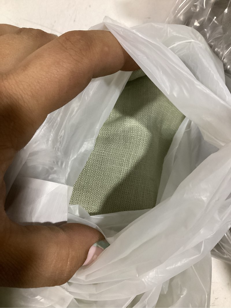 Condition photo showing Good Condition for quince willownleaf color duvet sheet set 100% linen