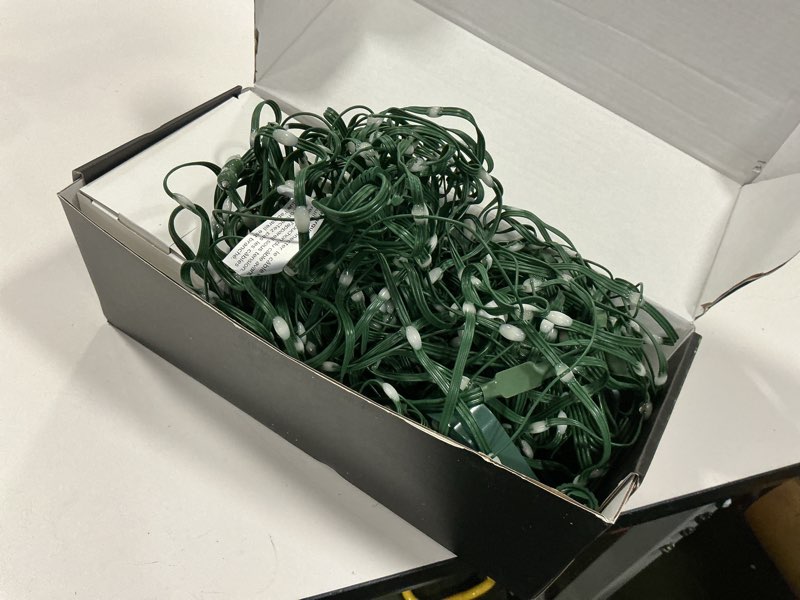 Condition photo showing As Is for Govee - RGBIC Smart Net Lights, 64 Modes, DIY & Alexa/Google Control, IP65 Waterproof, Wire - Green