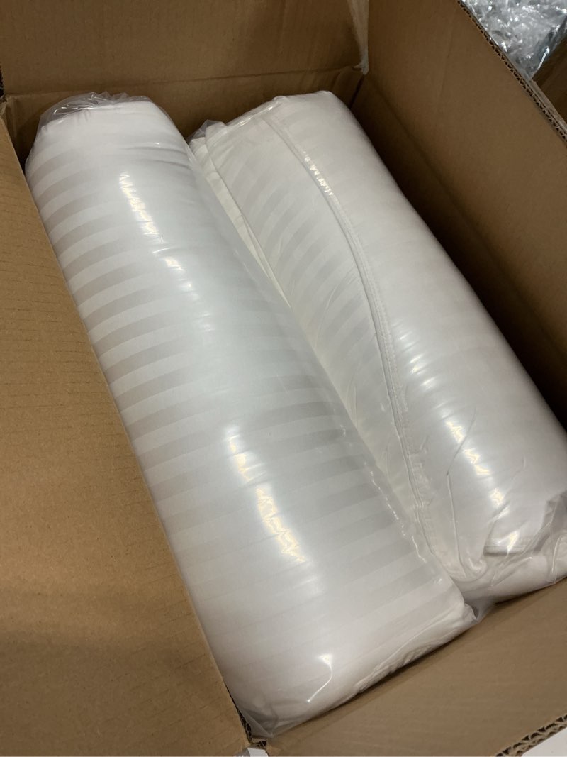 Condition photo showing Good Condition for Beckham Hotel Collection Shredded Memory Foam Pillow 2-Pack Queen | Adjustable Fill Cooling Bed Pillows for Side, Back & Stomach Sleepers