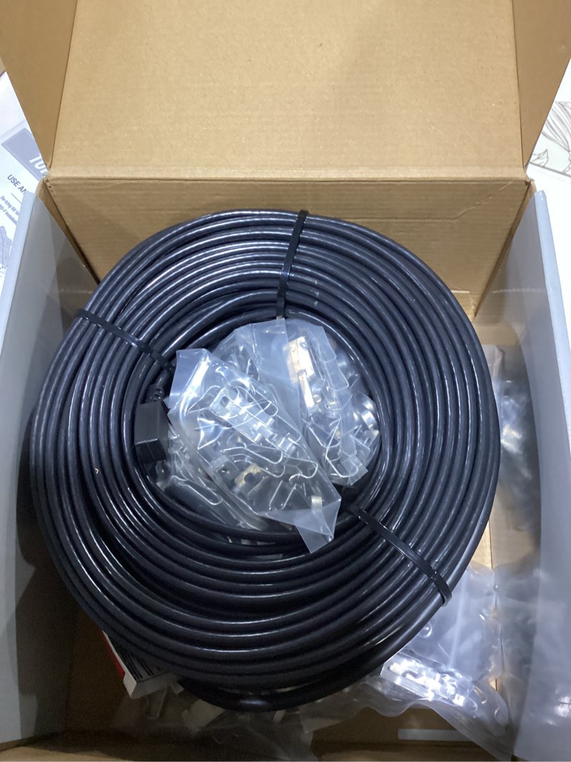 Condition photo showing New/Like New for TDRD 240 feet Roof & Gutter Snow De-Icing Kit, 5W/ft Heat Tape for Roof and Gutters Ice Dam Prevention with 6 ft Power Cold 240feet