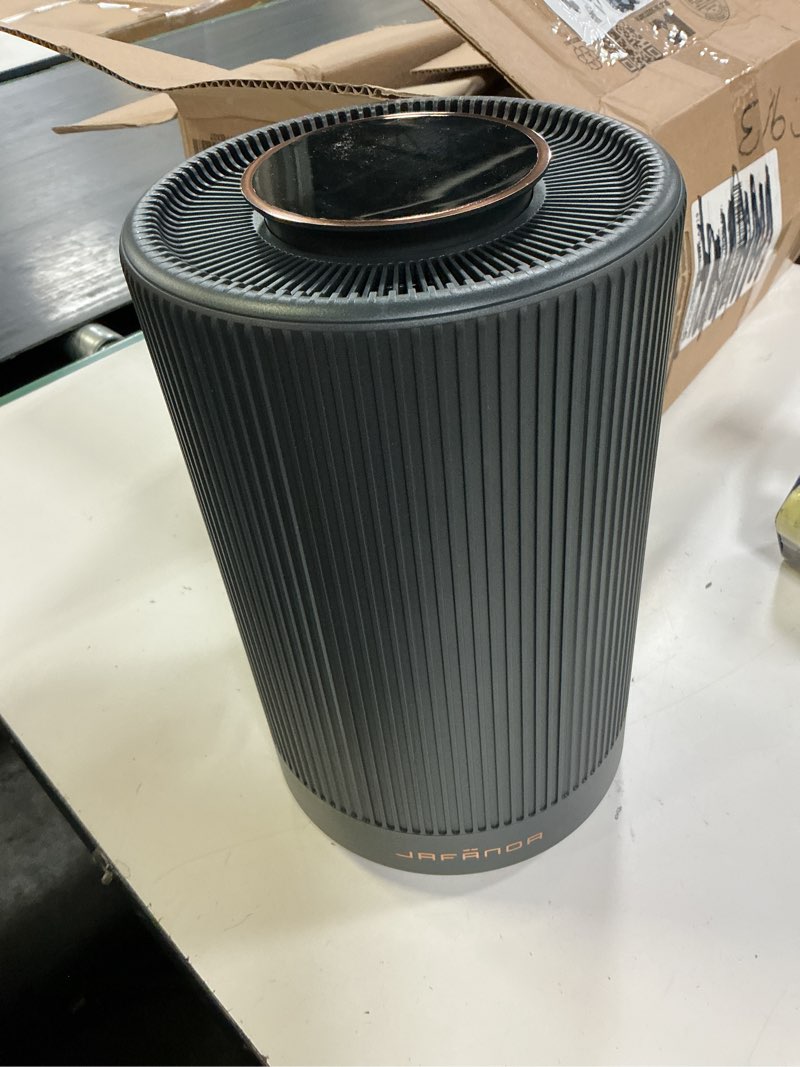 Condition photo showing As Is for jafanda air purifier quiet jf100 h13 true hepa for home bedroom office 450 sq.ft coverage black