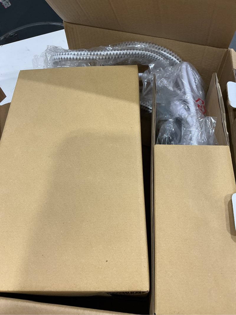 Condition photo showing Good Condition for newbealer 2in1 pro steam station iron, 1550w turbocharged steam for clothes, 3-level steam & dry ironing, 30s heat up, 1.2l detachable tank, auto-off, self cleaning, innovative storage for household white-gold